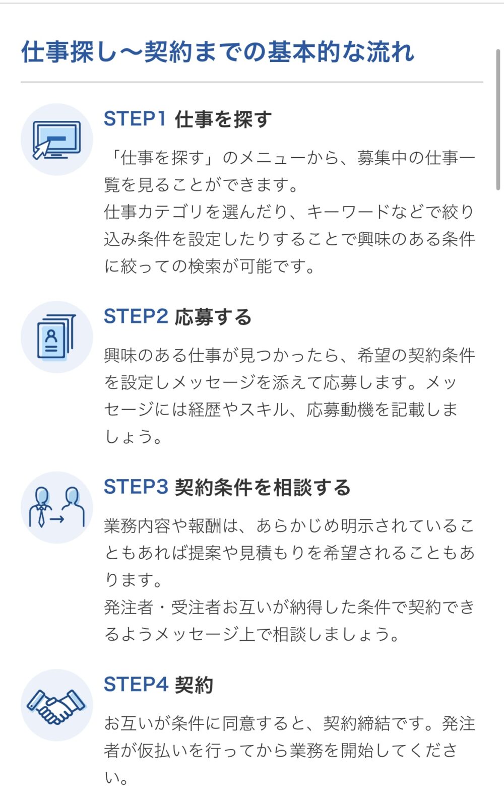 クラウドソーシングサイト　仕事　受注方法