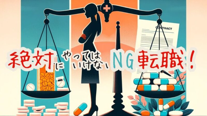 絶対にやってはいけないNG転職！薬剤師が転職で失敗する3つの共通点とその対策 